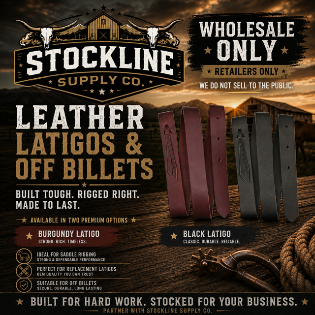 1.5" Leather Latigo Strap 6.5 ft | Western Saddle Latigo
