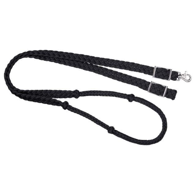 Tough1 Deluxe Knotted Cord Barrel Reins – 8 Foot