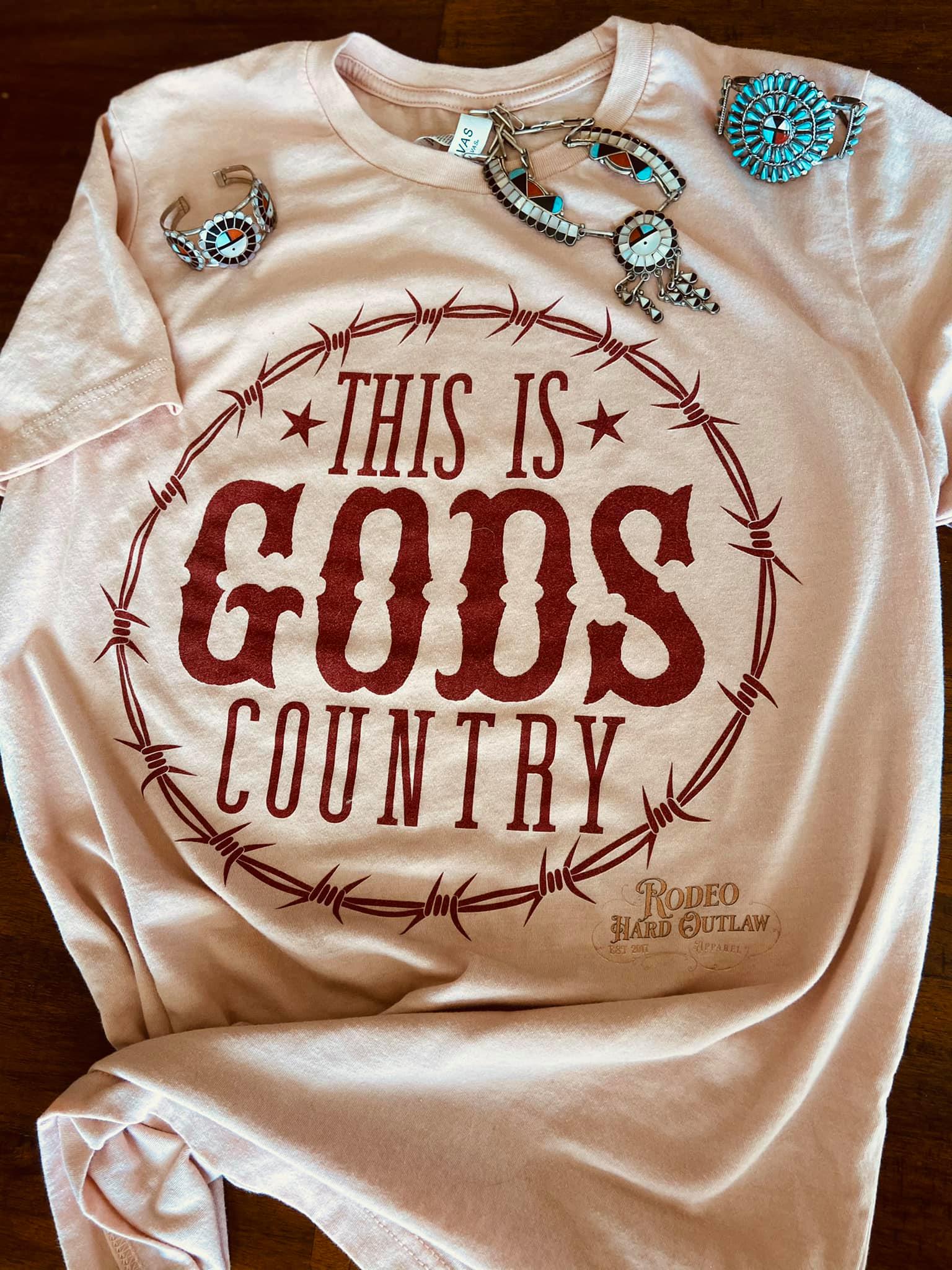 God’s Country Graphic Tee – Western Lifestyle T-Shirt | Wholesale Apparel | Stockline Supply Co