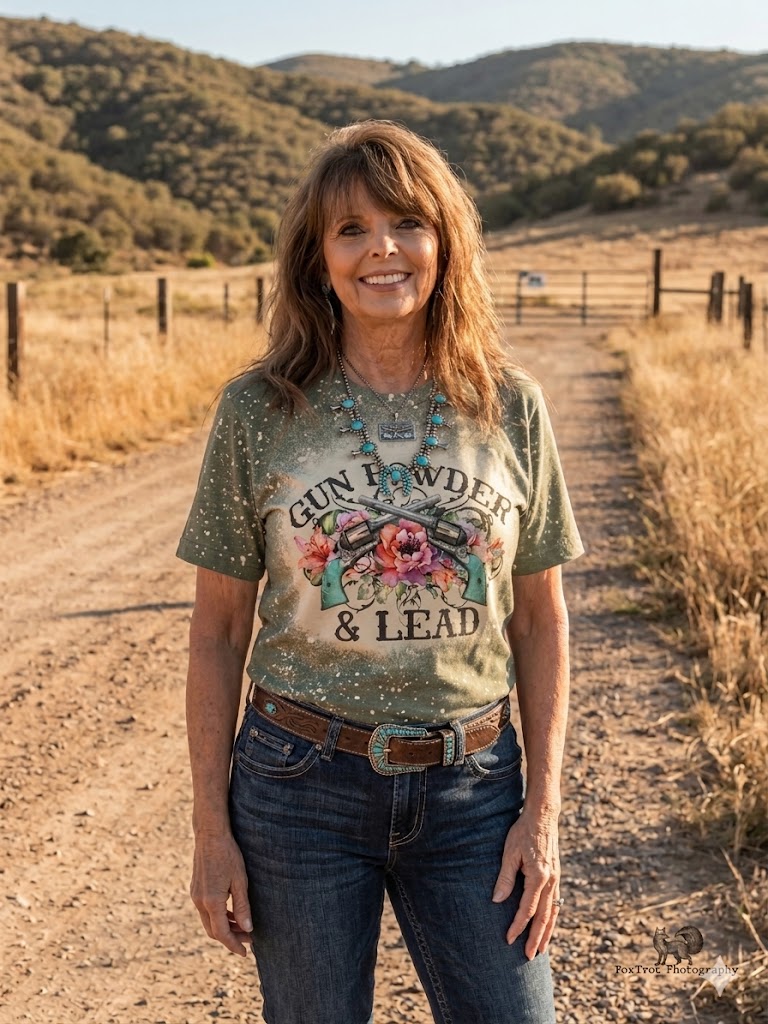 Powder and Lead Graphic Tee – Western Lifestyle T-Shirt | Wholesale Apparel | Stockline Supply Co