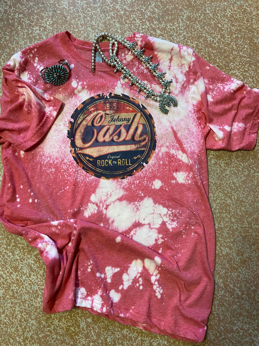 Johnny Cash Rock and Roll Graphic Tee Wholesale – Western Shirt | Stockline Supply Co