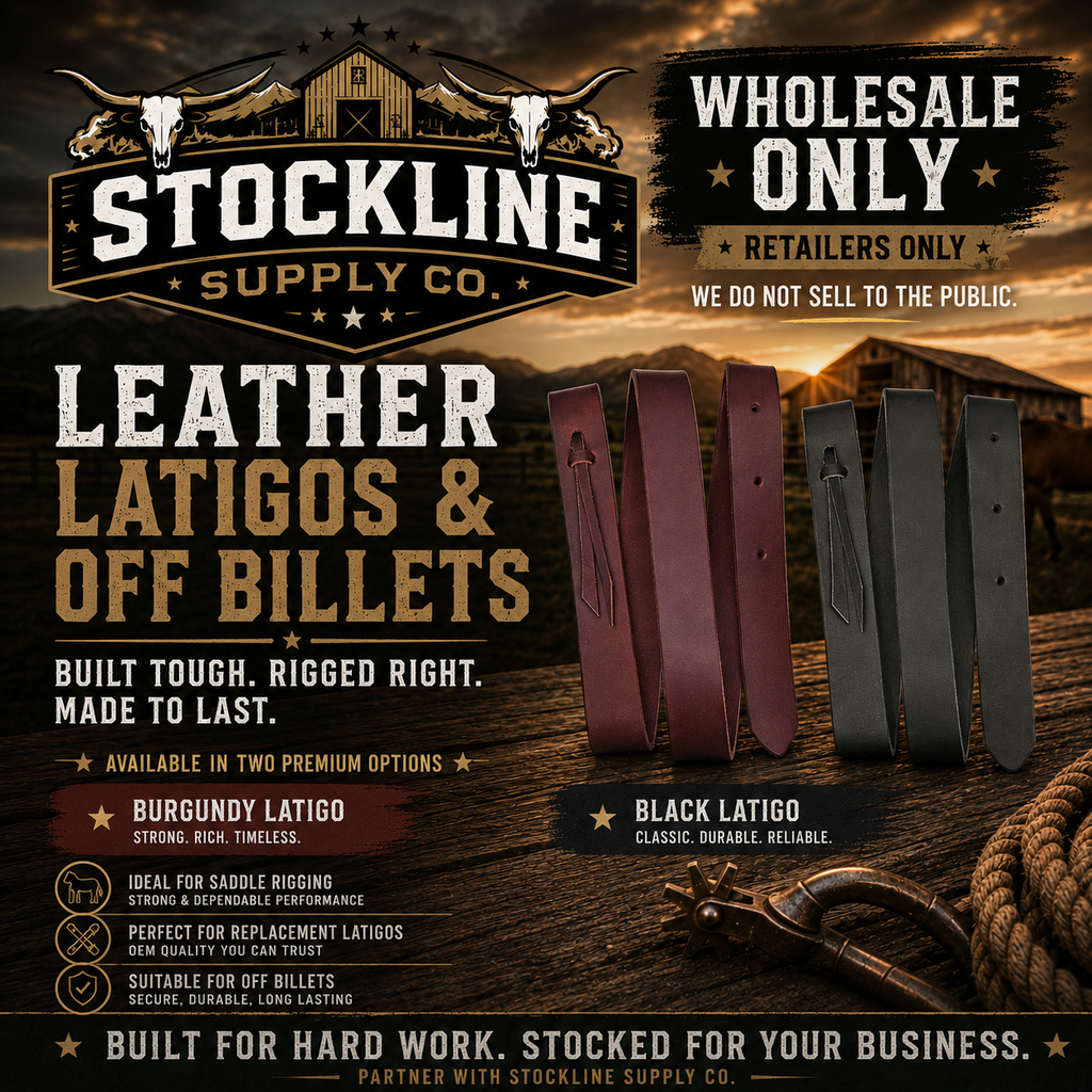 1.5" Leather Latigo Strap 6.5 ft | Western Saddle Latigo
