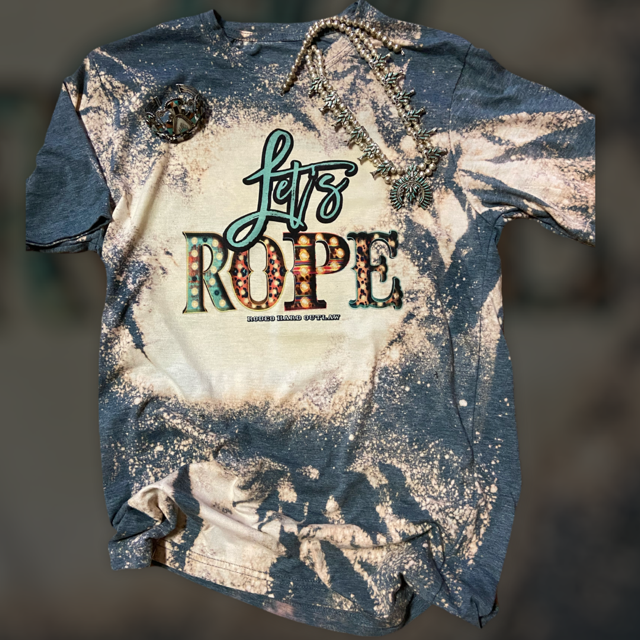 Let’s Rope Graphic Tee Wholesale – Western Roping Shirt | Stockline Supply Co