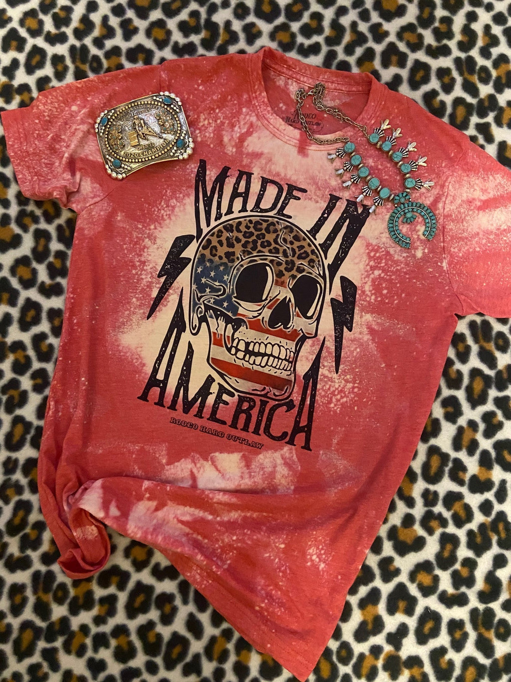 Made in America Bleached Graphic Tee Wholesale – Western Shirt | Stockline Supply Co